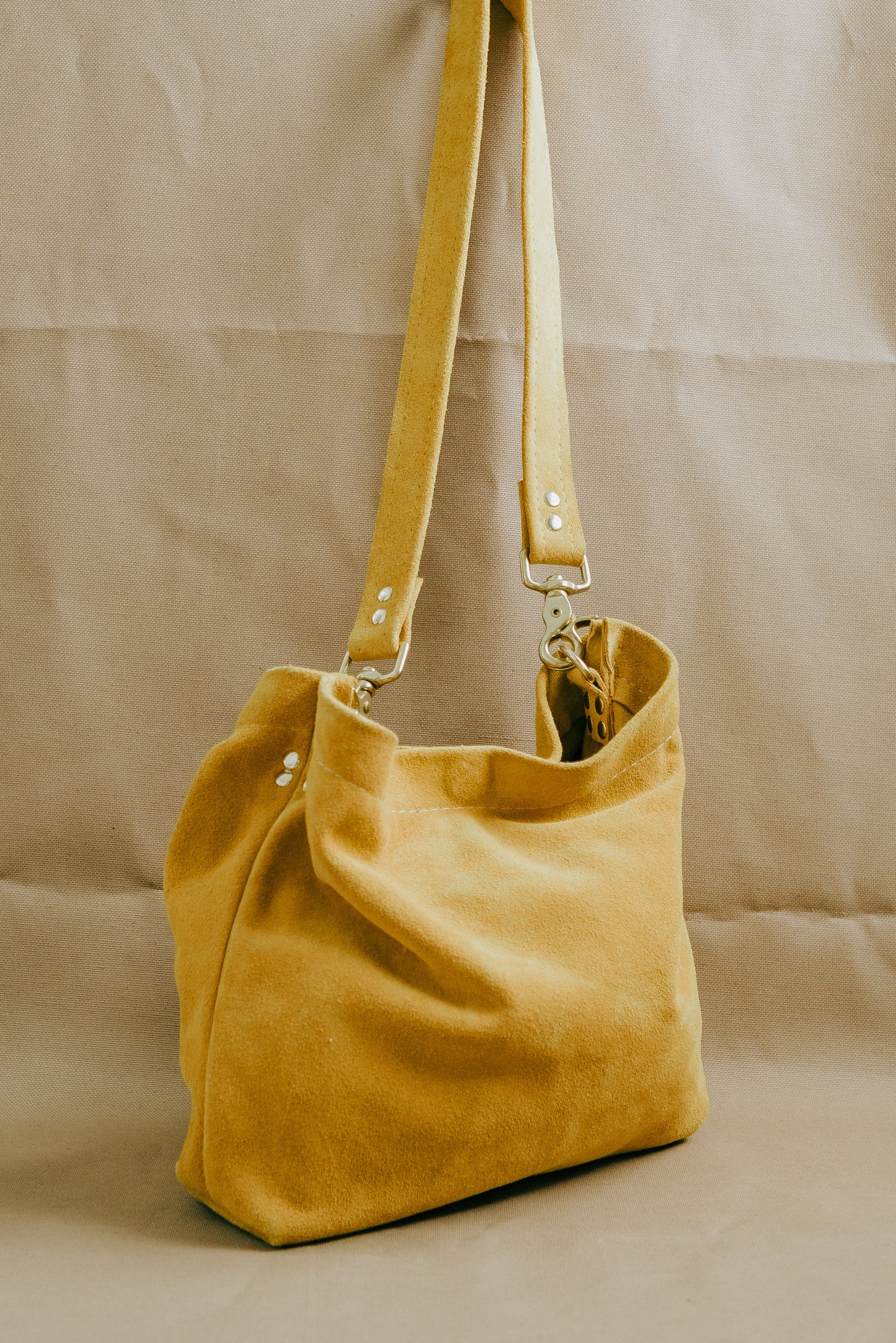 Nuti Suede Hobo Bag