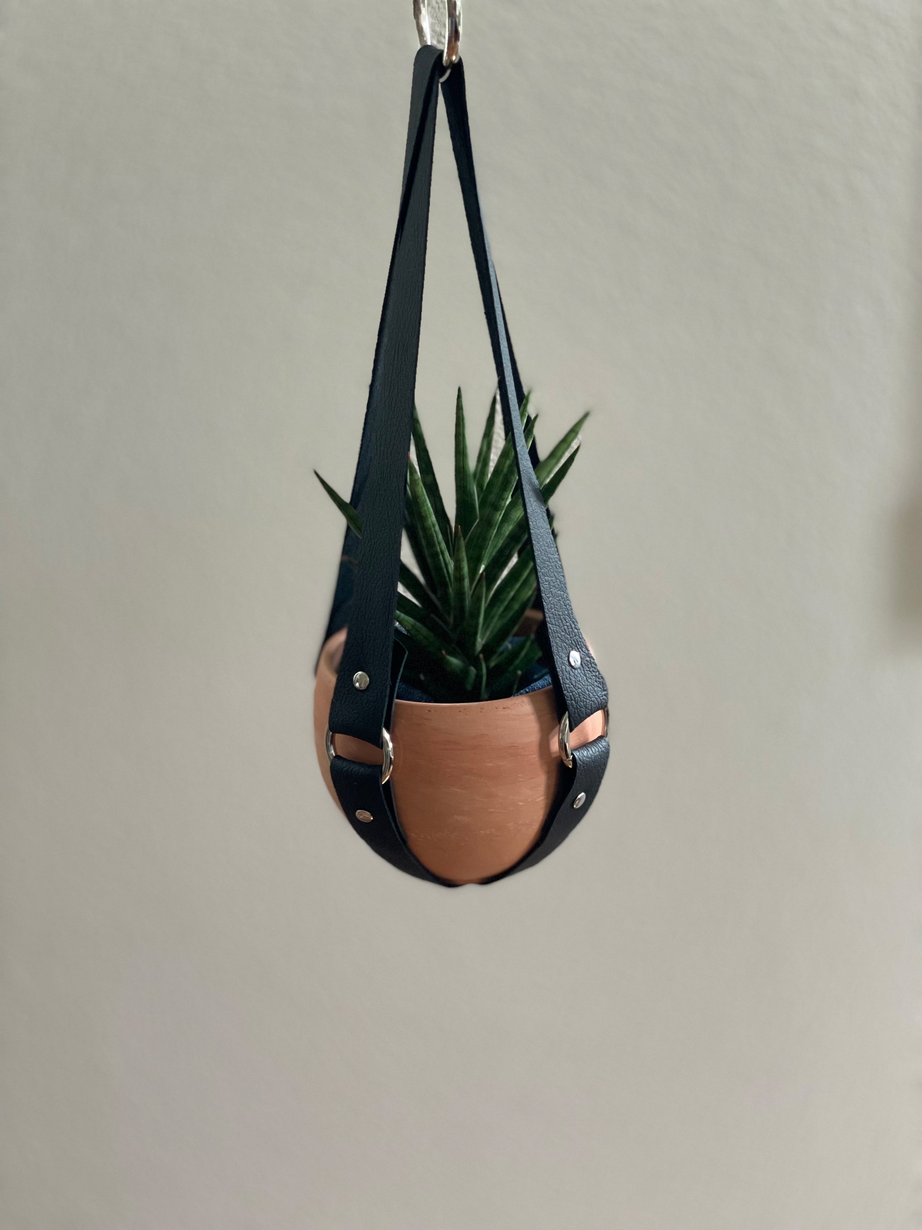 teak and tides leather plant hanger Violet Plant Hanger – Lost Generation