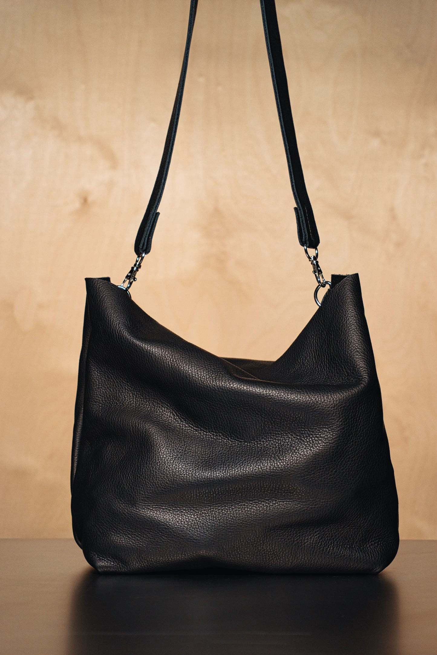 Nuti Leather Hobo Bag