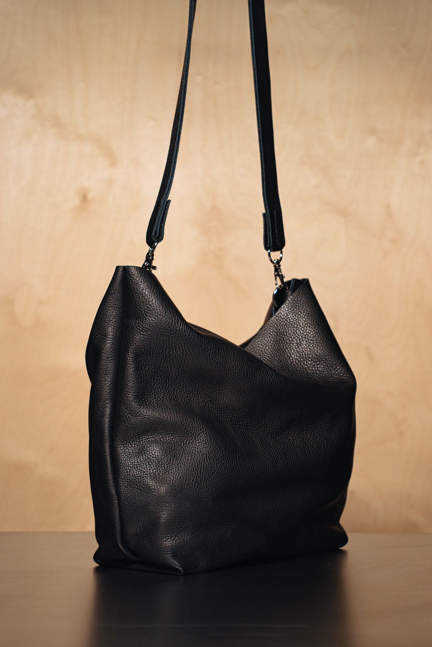 Nuti Leather Hobo Bag