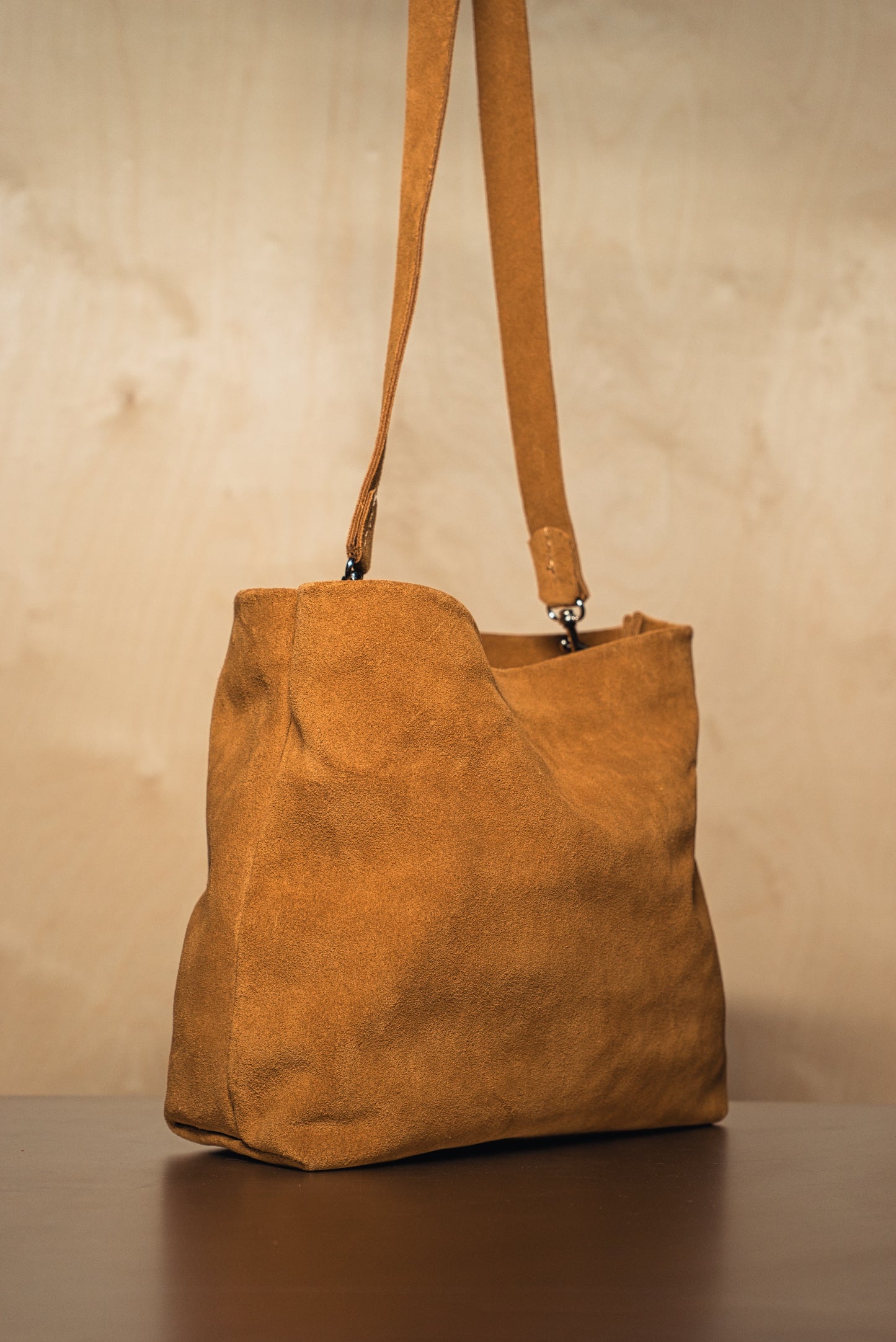 Nuti Suede Hobo Bag