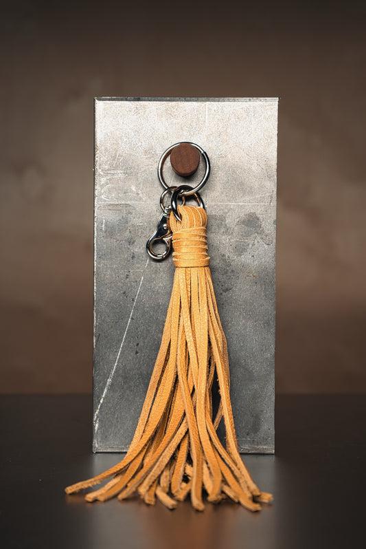 Karituk Leather Fringe Keychain